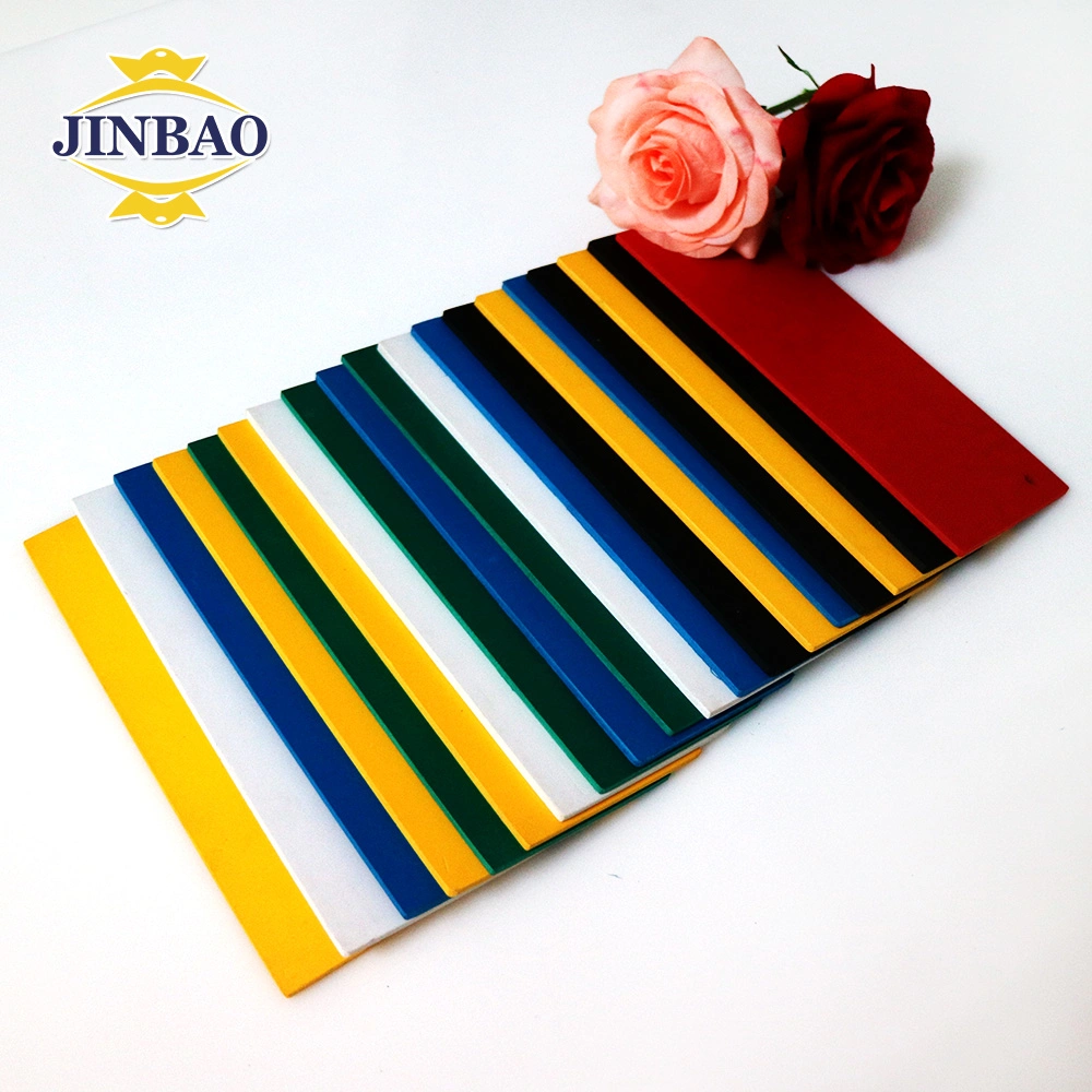 Jinbao UV Printing Supplier High Density Rigid Extruded White Colored 15mm Plastic Forex Celuka Free PVC Foam Sheet Board for Cabint Kitchen