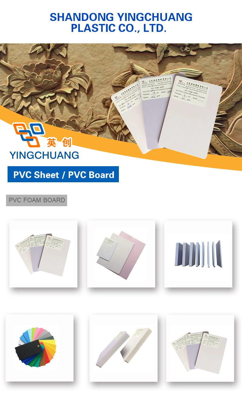 1220*2440mm High Density PVC Free Foam Sheet